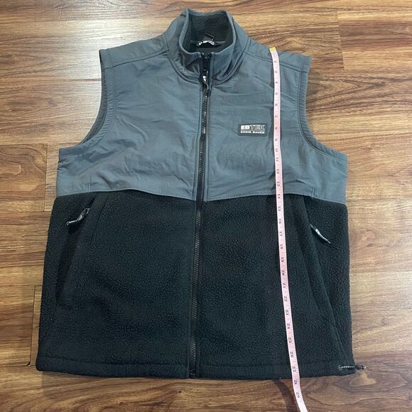 Eddie Bauer EBTEK Full Zip Up Sleeveless Sweater Vest Fleece Gray Men’s Large - Picture 6 of 11